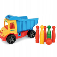 Wader Tipper Truck With Bowling Set