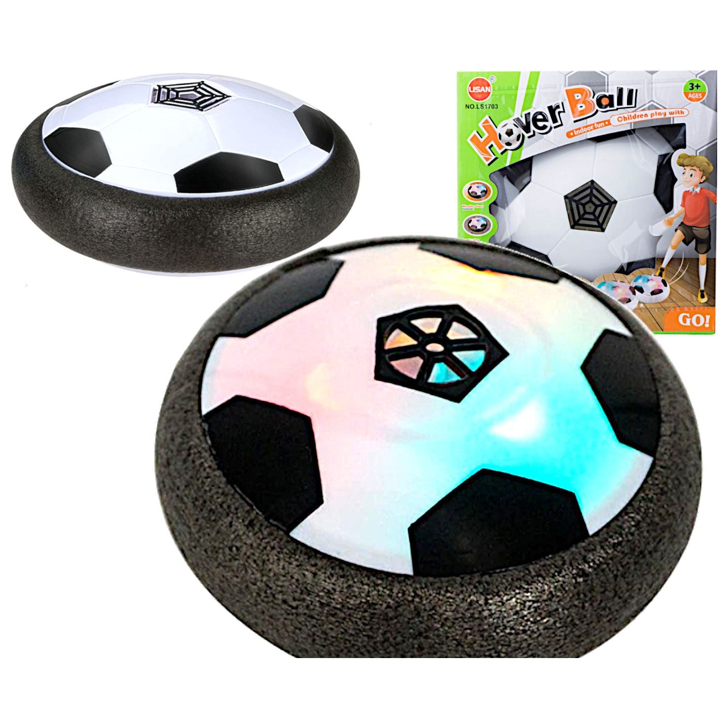 Happy Bunny Hoverball Soccer Ball Flying Disc