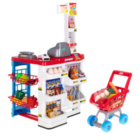 Happy Bunny Supermarket Playset with 47 pcs - 2 Colours