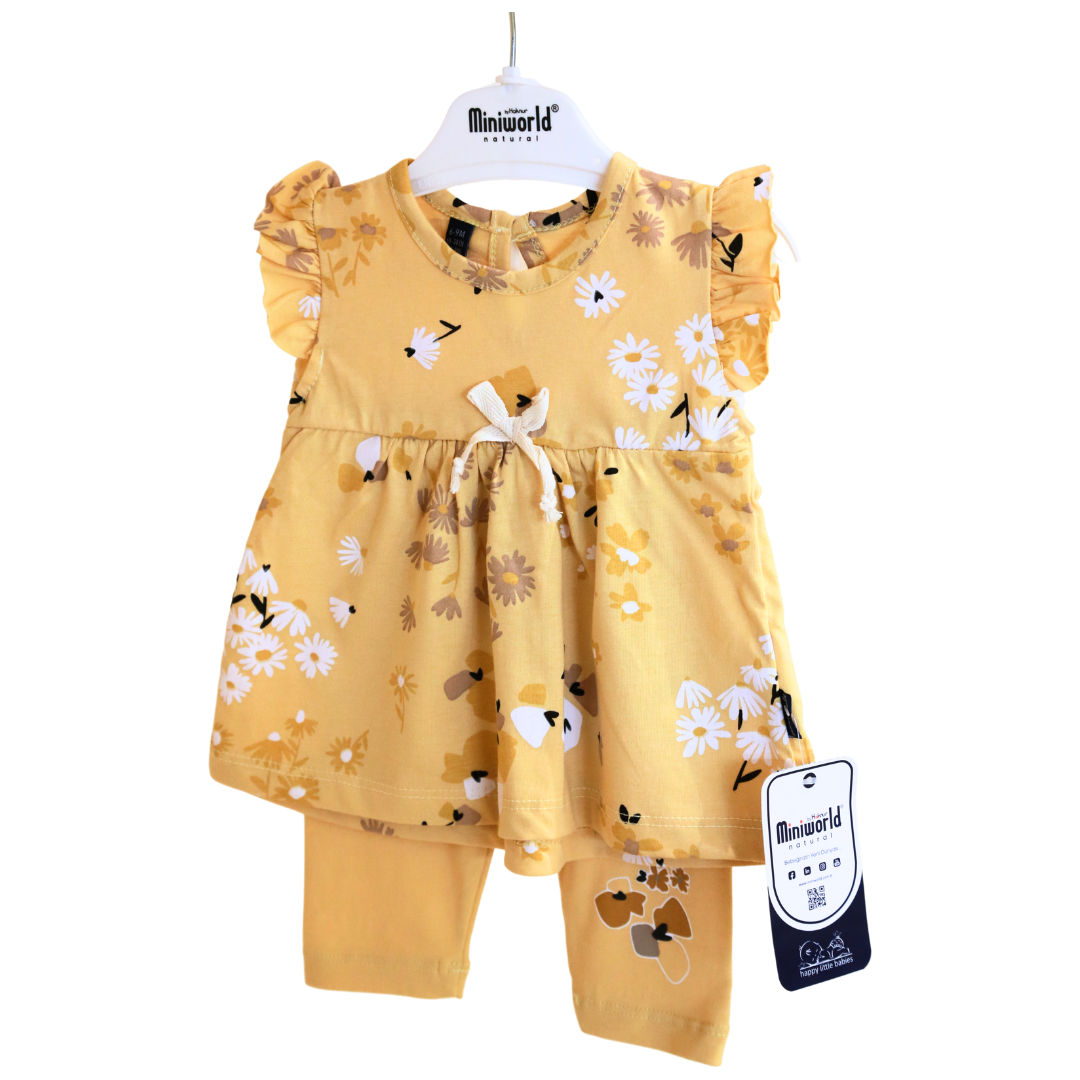 Miniworld Baby Girl Summer Set 2 pcs (6-24 MONTHS)