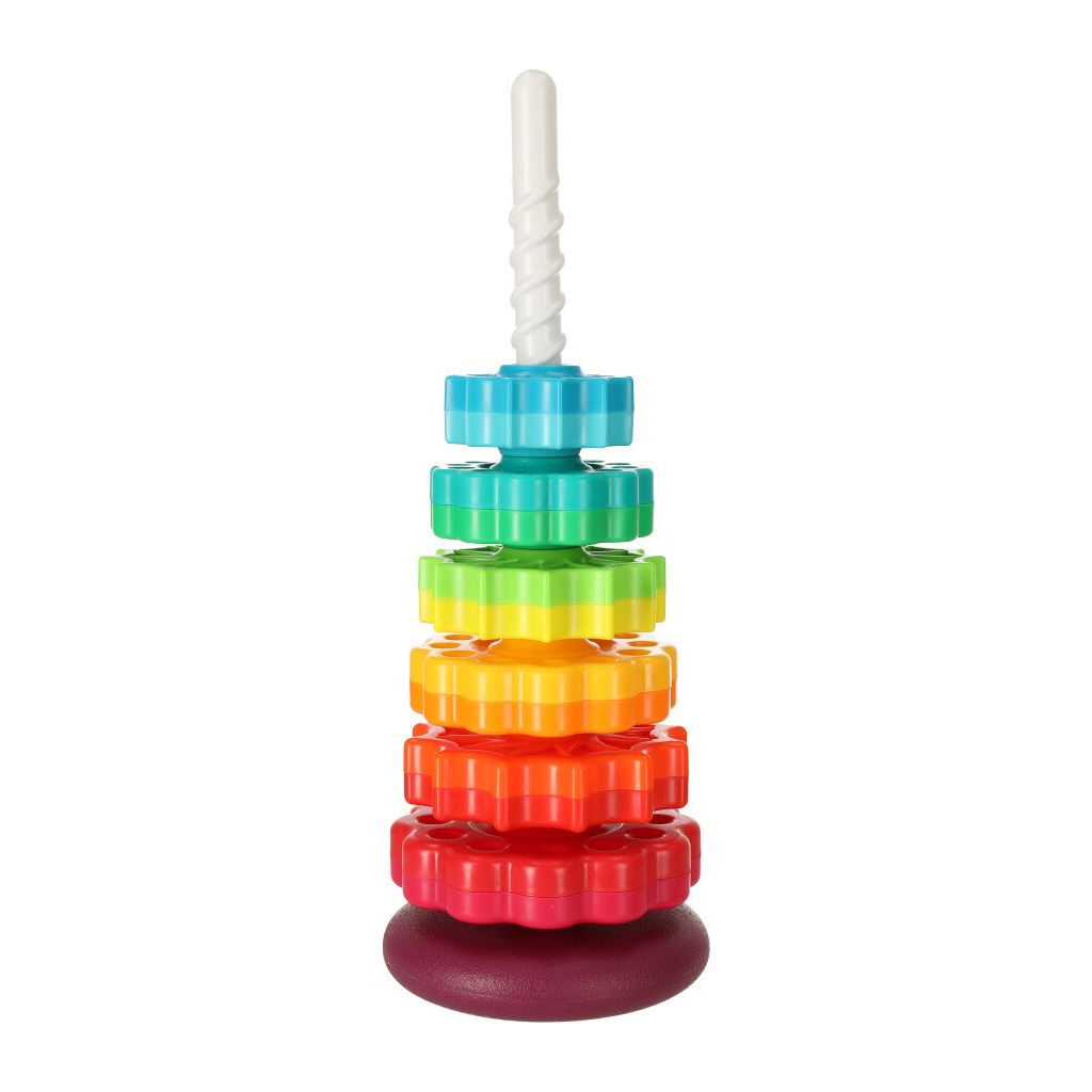 Happy Bunny Rainbow Spiral Pinweel Tower