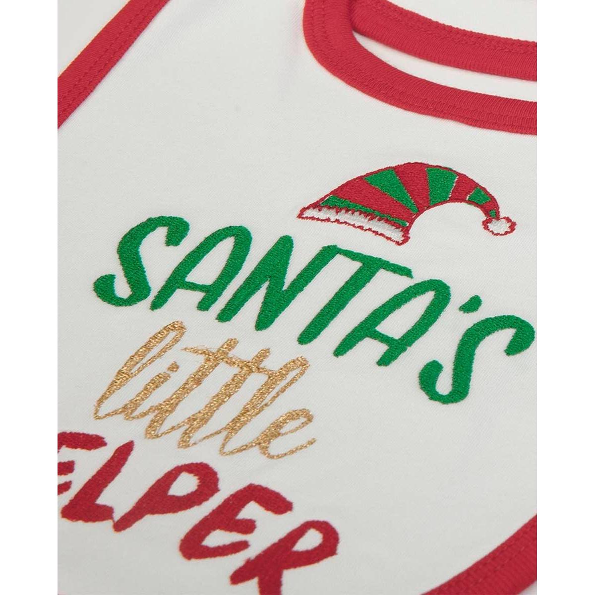 Santa's Little Helper - Christmas bib