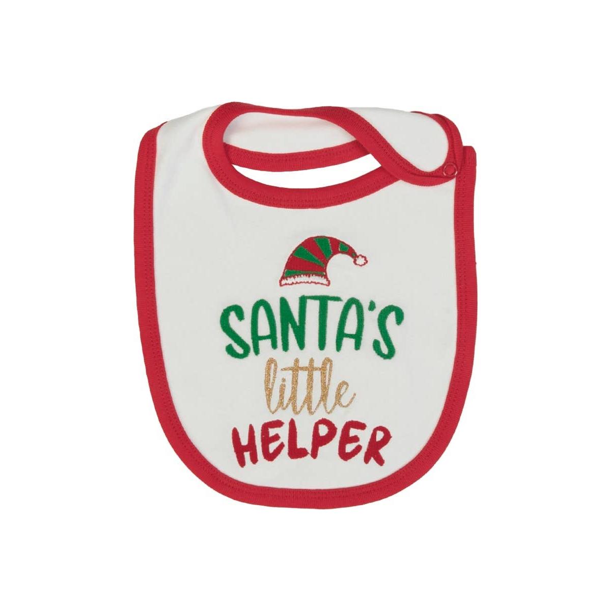 Santa's Little Helper - Christmas bib