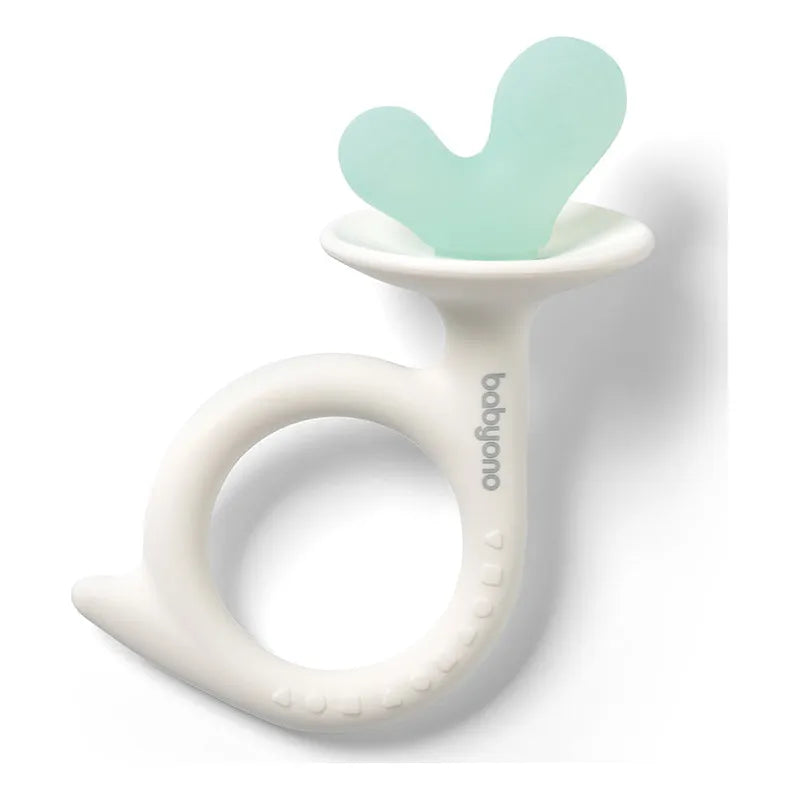 Babyono Silicone Snail Teether - Green