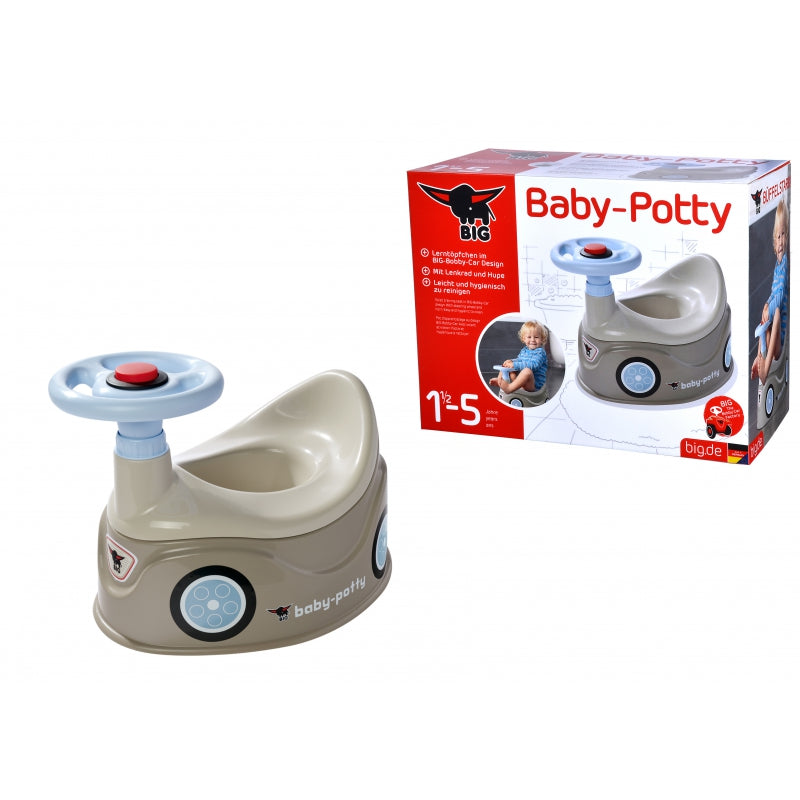 BIG Bobby Car Potty With A Steering Wheel - 2 Colours