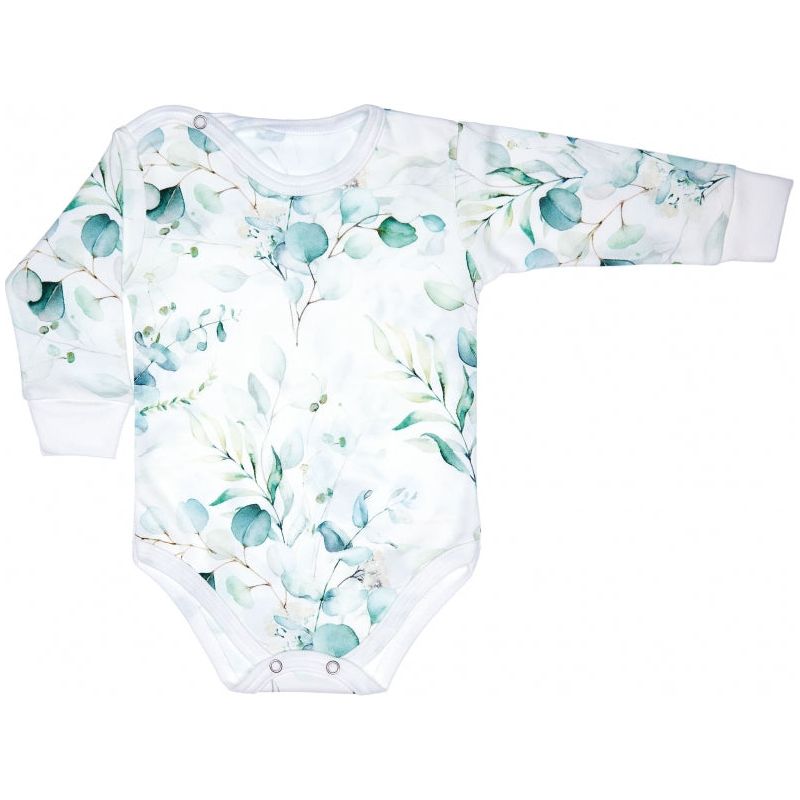 Lilly Bean Long Sleeve Bodysuit - Eucalyptus