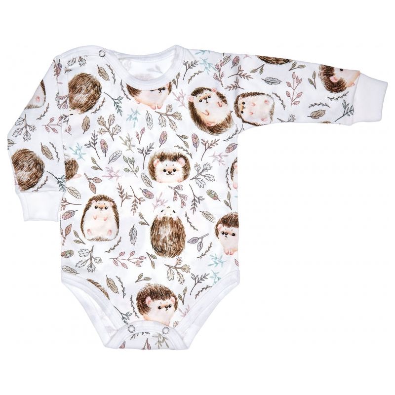 Lilly Bean Long Sleeve Bodysuit - Hedgehog