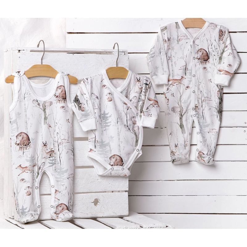 Lilly Bean Zij-drukknoop Lange Mouw Bodysuit - Bosdier