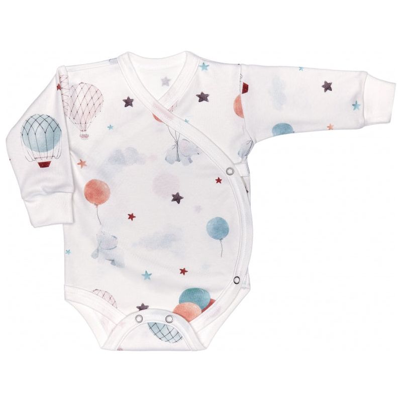 Lilly Bean Side Snap Lange Mouw Bodysuit - Ballonvaart