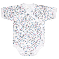 Lilly Bean Side Snap Short Sleeve Bodysuit - Forget-me-not