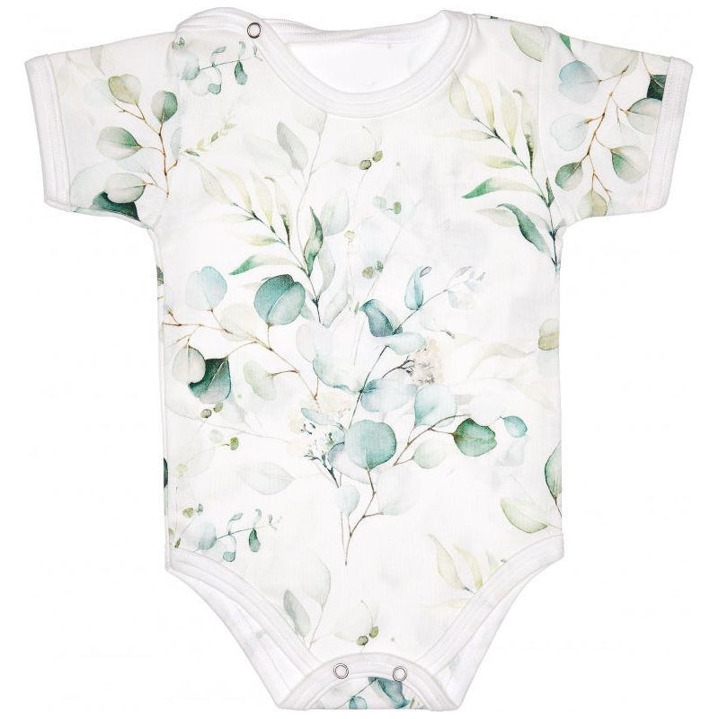 Lilly Bean Short Sleeve Bodysuit - Eucaliptus