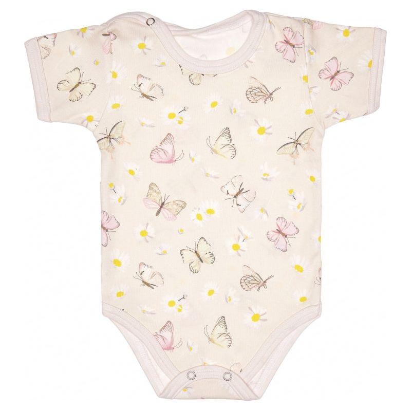 Lilly Bean Short Sleeve Bodysuit - Butterflies