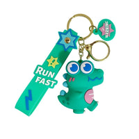 Keychain Cute Bag Charm - Green Dino