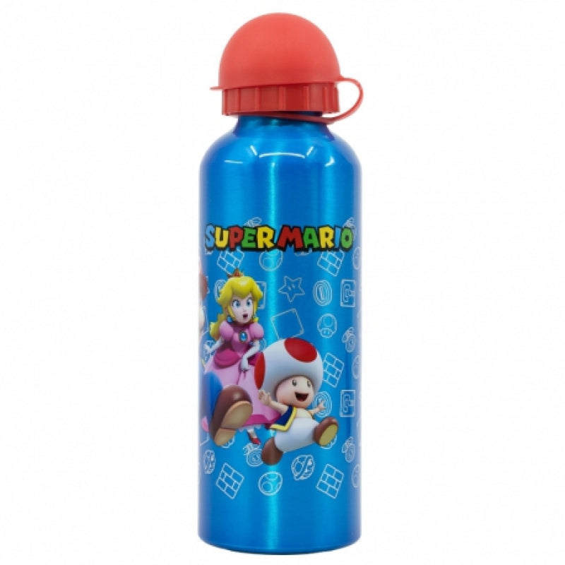 License Aluminium Water Bottle 530 ml - Super Mario