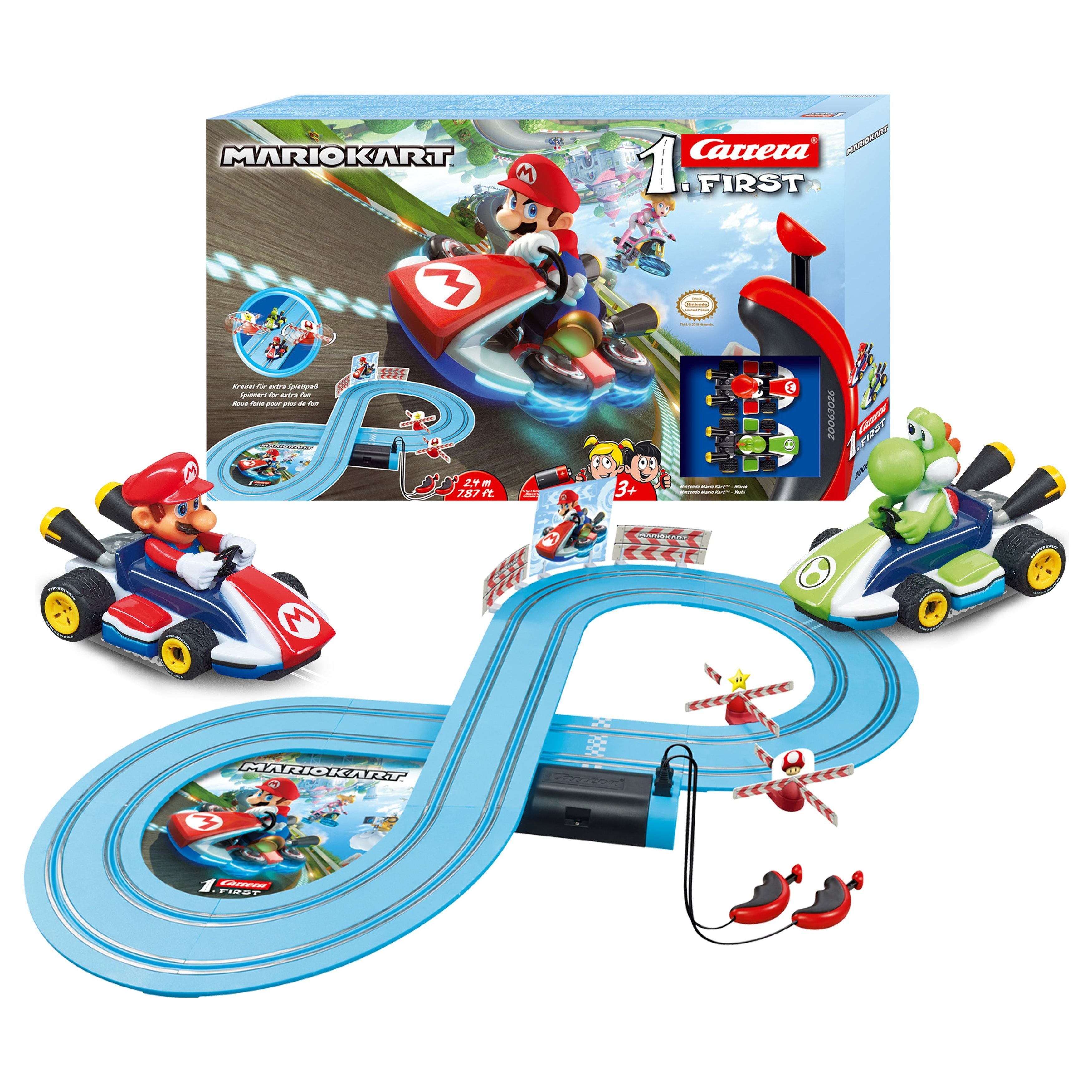 Carrera First Nintendo Mario Kart - Mario and Yoshi 2,4m