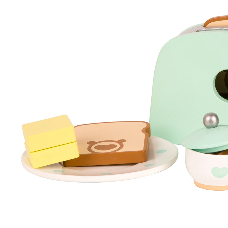 Classic World Wooden Toaster Set