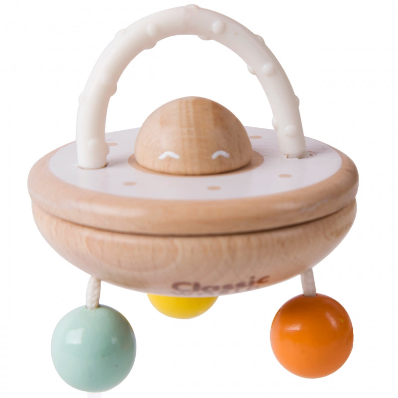 Classic World Wooden Rattle Spaceship