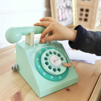 Classic World Vintage Wooden Telephone