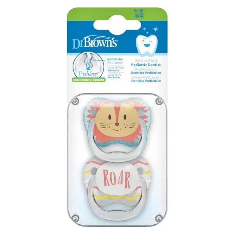 Dr. Brown's Ort Prevent Silicone Orthodontic Soother - Choose Size