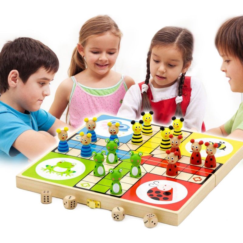 Viga Wooden Ludo Game