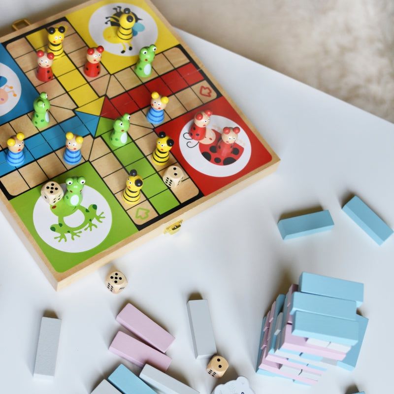 Jeu Ludo en bois Viga