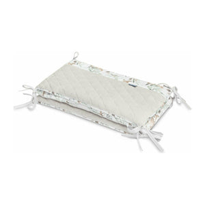 Light Gray Sensillo Velvet Cot Bumper - 6 Designs