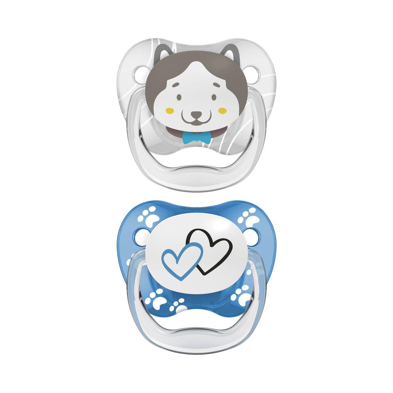 Dr. Brown's Ort Prevent Silicone Orthodontic Soother - 6-18 months - Blue