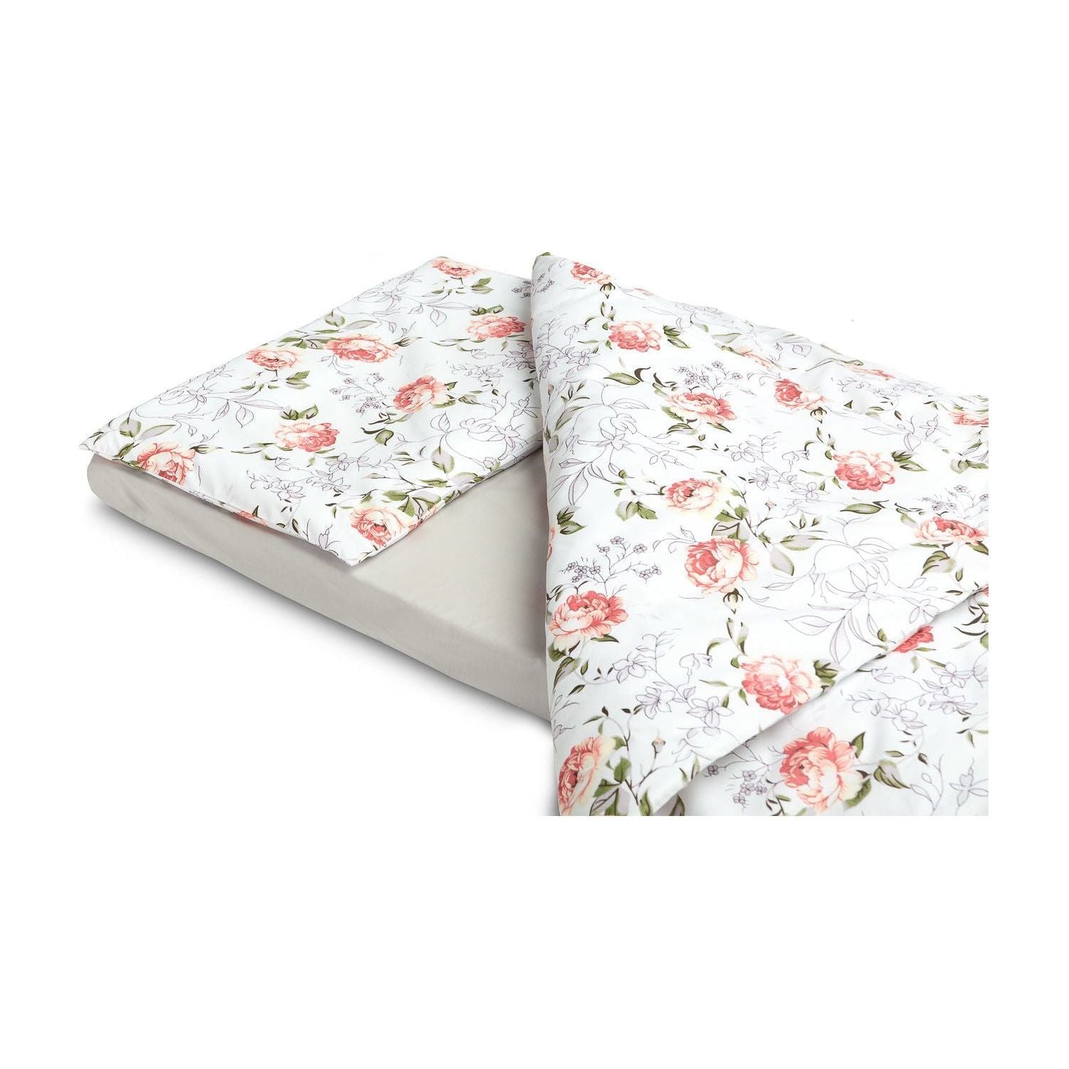 Sensillo Bedding Set With Sheet 120x60 cm - MAGIC GARDEN