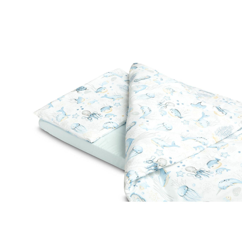 Sensillo Bedding Set With Sheet 120x60 cm - 3 Designs