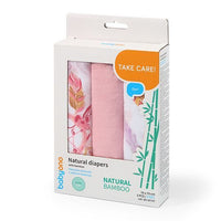 Babyono Bamboo Muslin Squares 3-Pack - 3 Colours