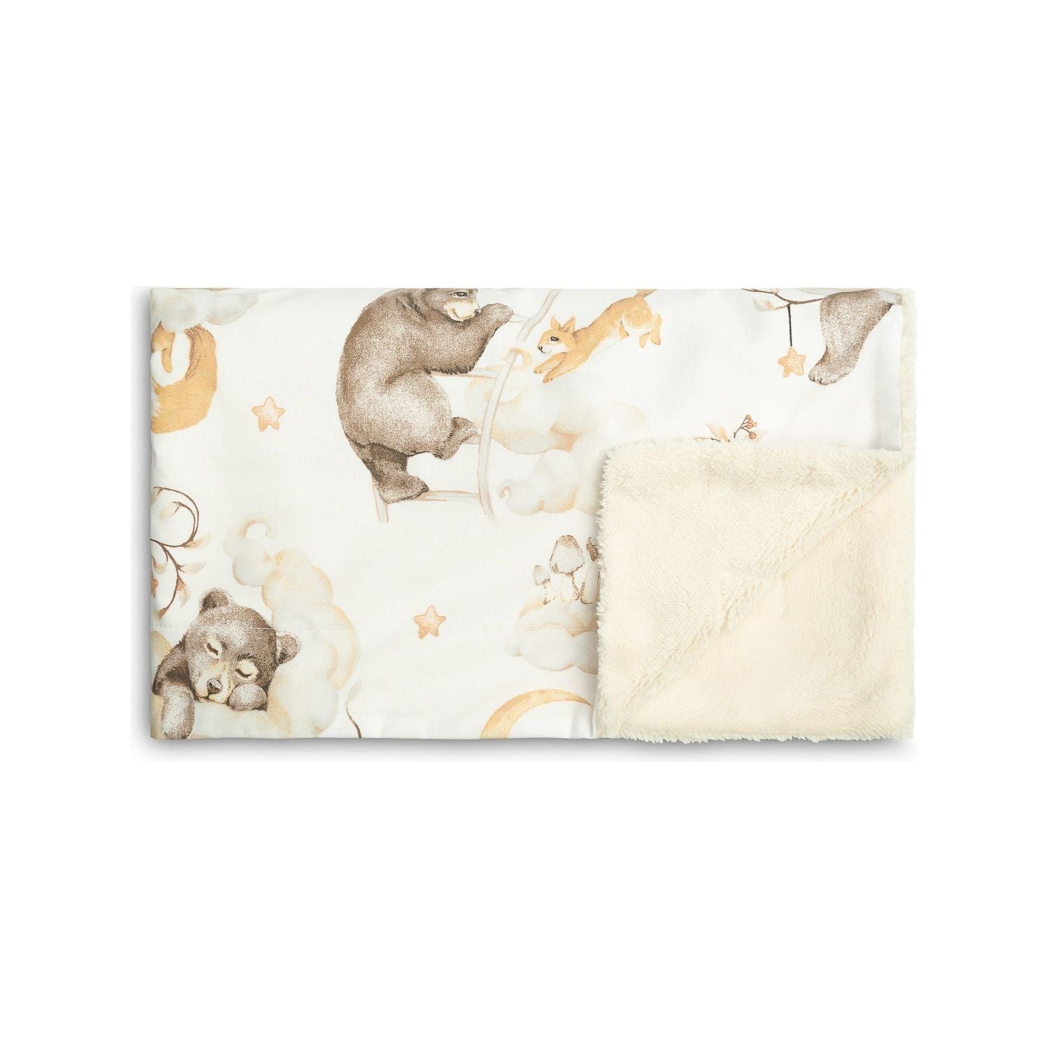 Sensillo Baby Teddy Borg Fleece Blanket -  Dream