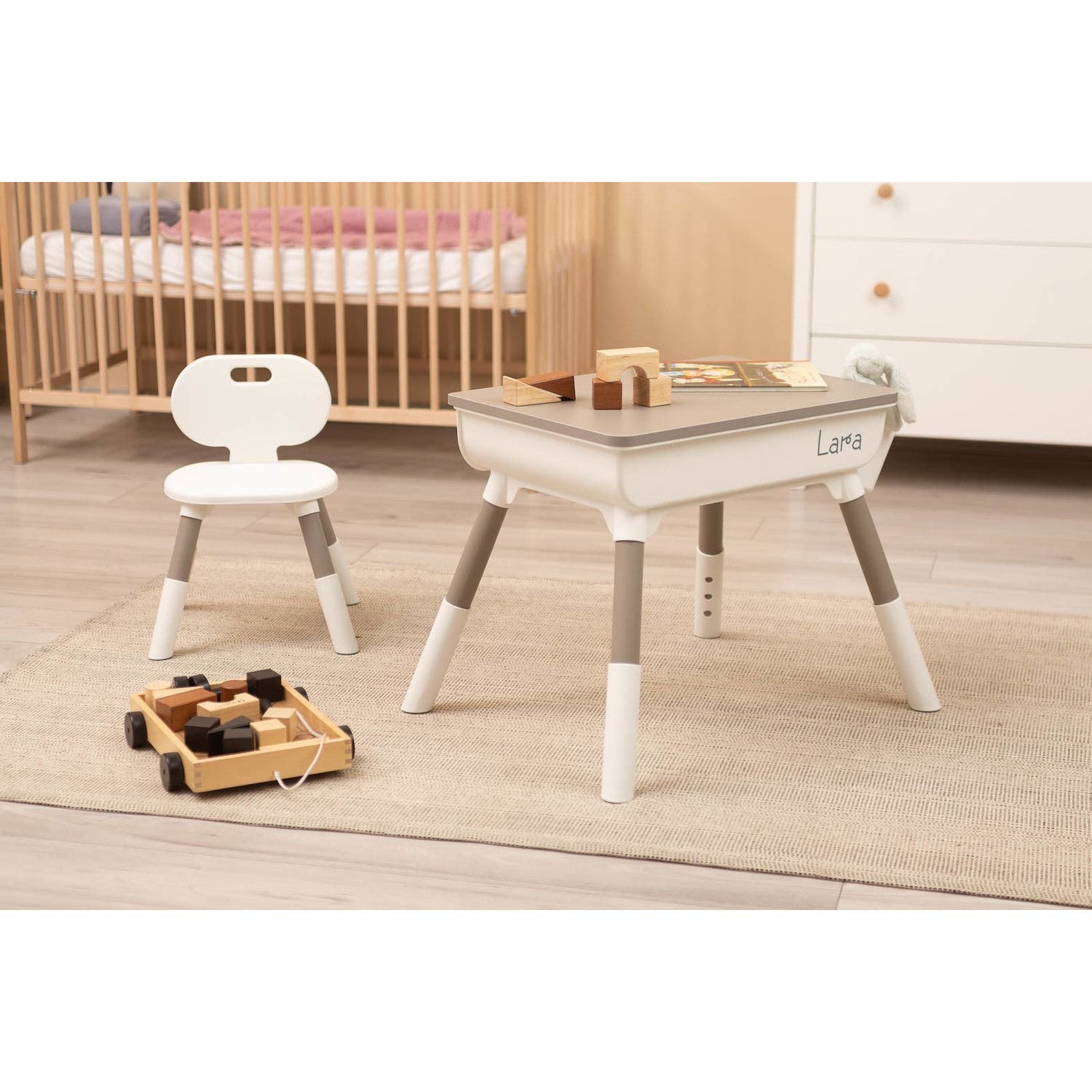 Toyz Lara Kids First Desk With Chair - Grey