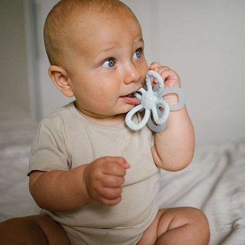 Babyono Silicone Flower Teether - Blue