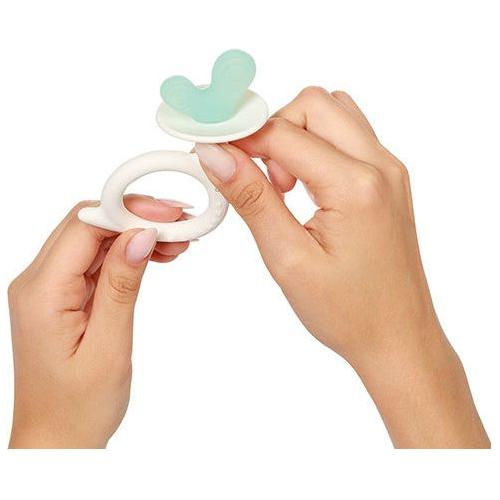 Babyono Silicone Snail Teether - Green