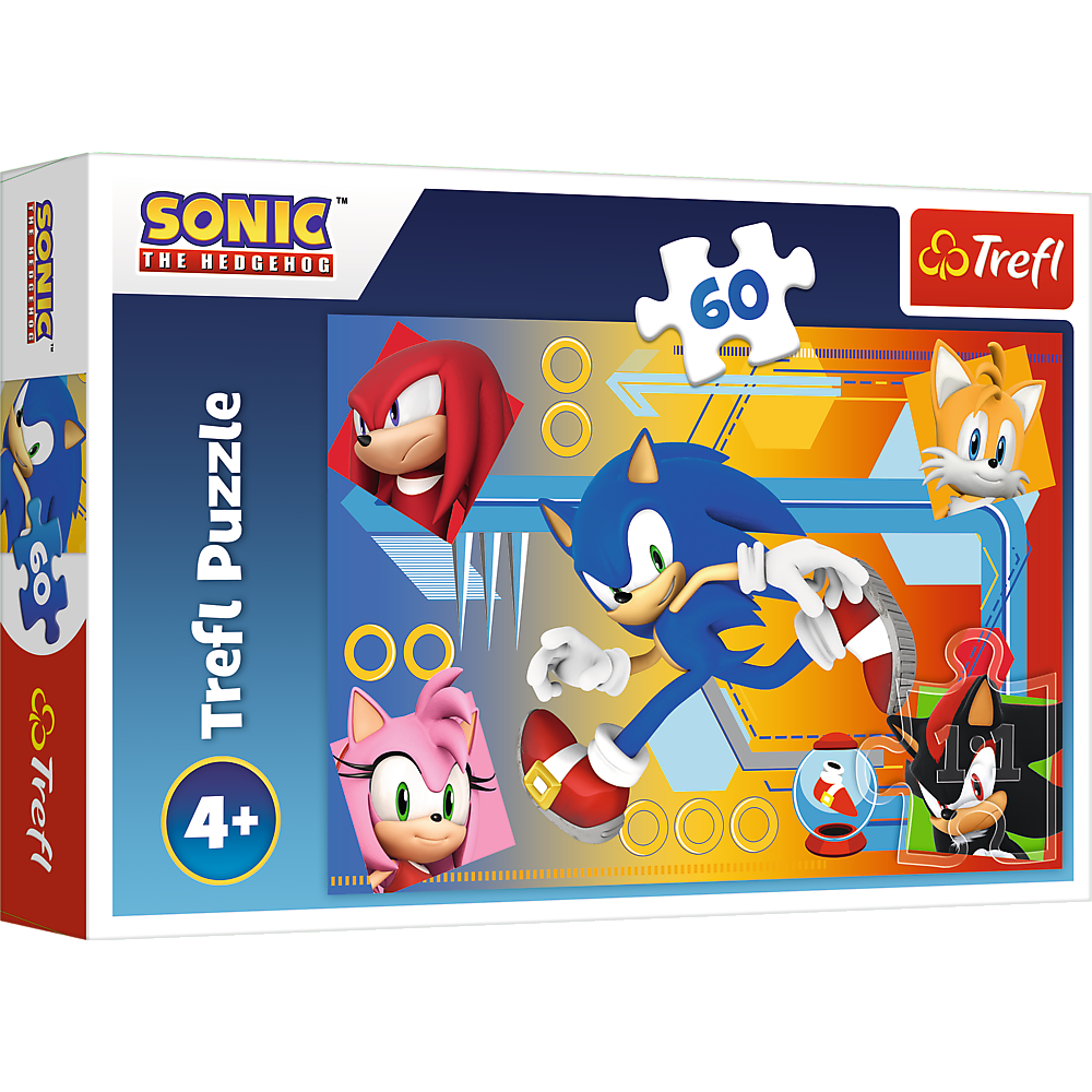 Trefl Kids Puzzle 60 pcs 4 year + - Sonic