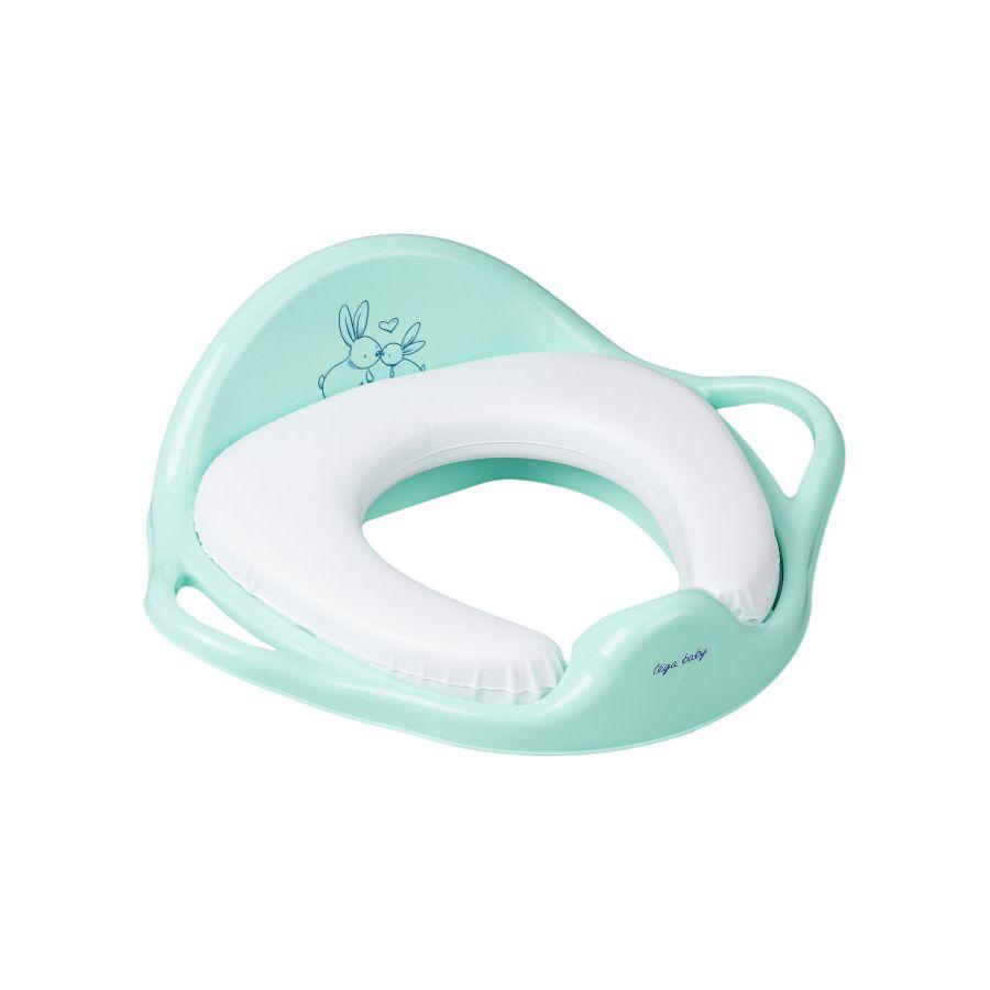 Tega Non-Slip Padded Toilet Seat - Mint