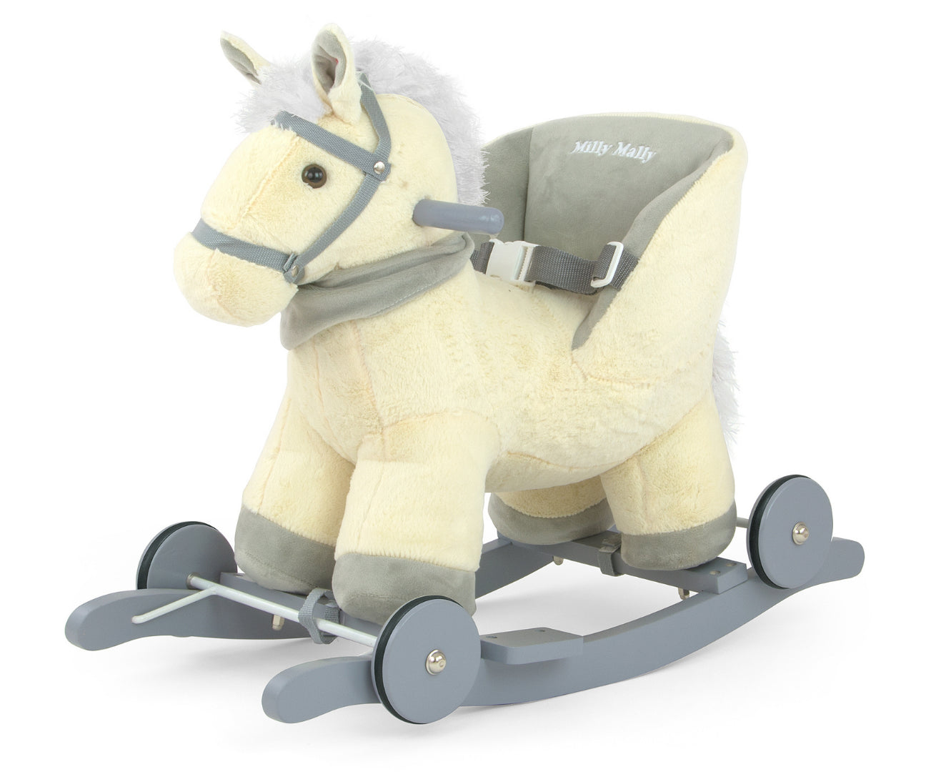 Milly Mally Polly Toddler Rocking Horse - Cream