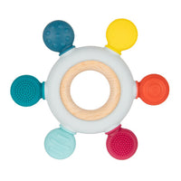 Canpol Wooden-Silicone Teether For Babies 3m+
