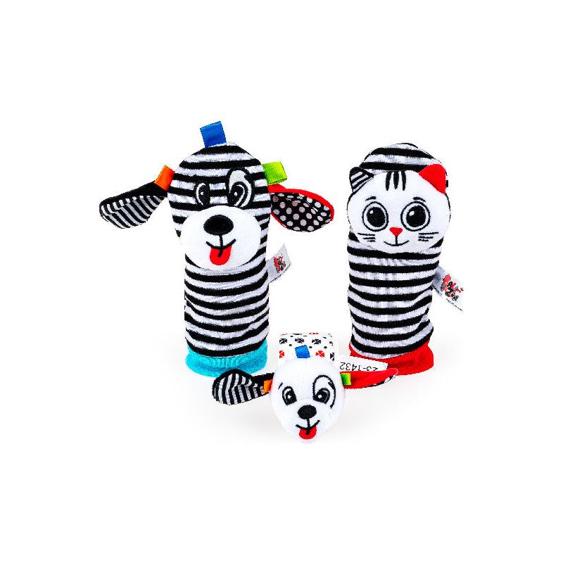 Balibazoo Sock And Hand Rattle Set 0m+