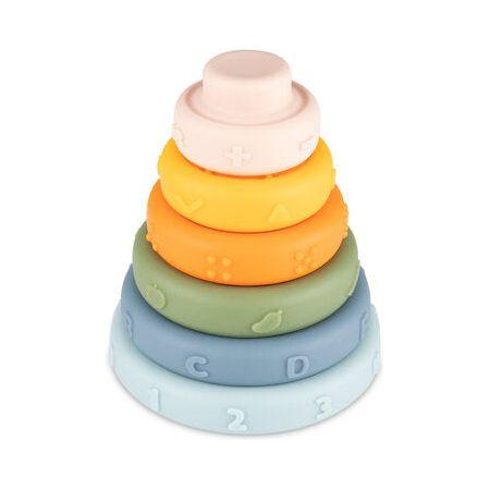 Canpol Sensory Ring Puzzle Pyramid 8m+