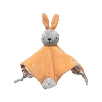 Tulilo First Comfort Blanket Rabbit 25 cm - Peach Bunny