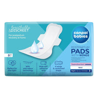 Canpol Discreet Maternity Pads With Wings - Night