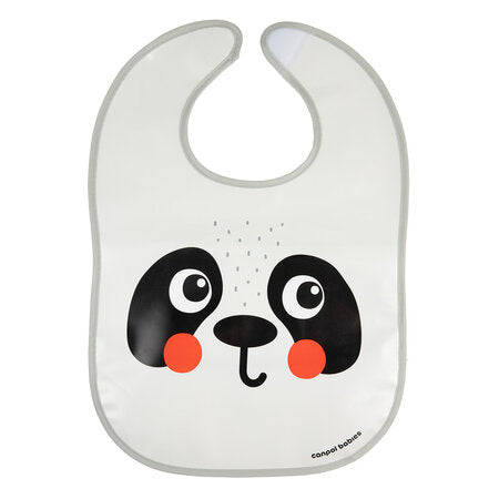 Canpol Babies Washable Bib With Pocket BabiesBoo - Panda