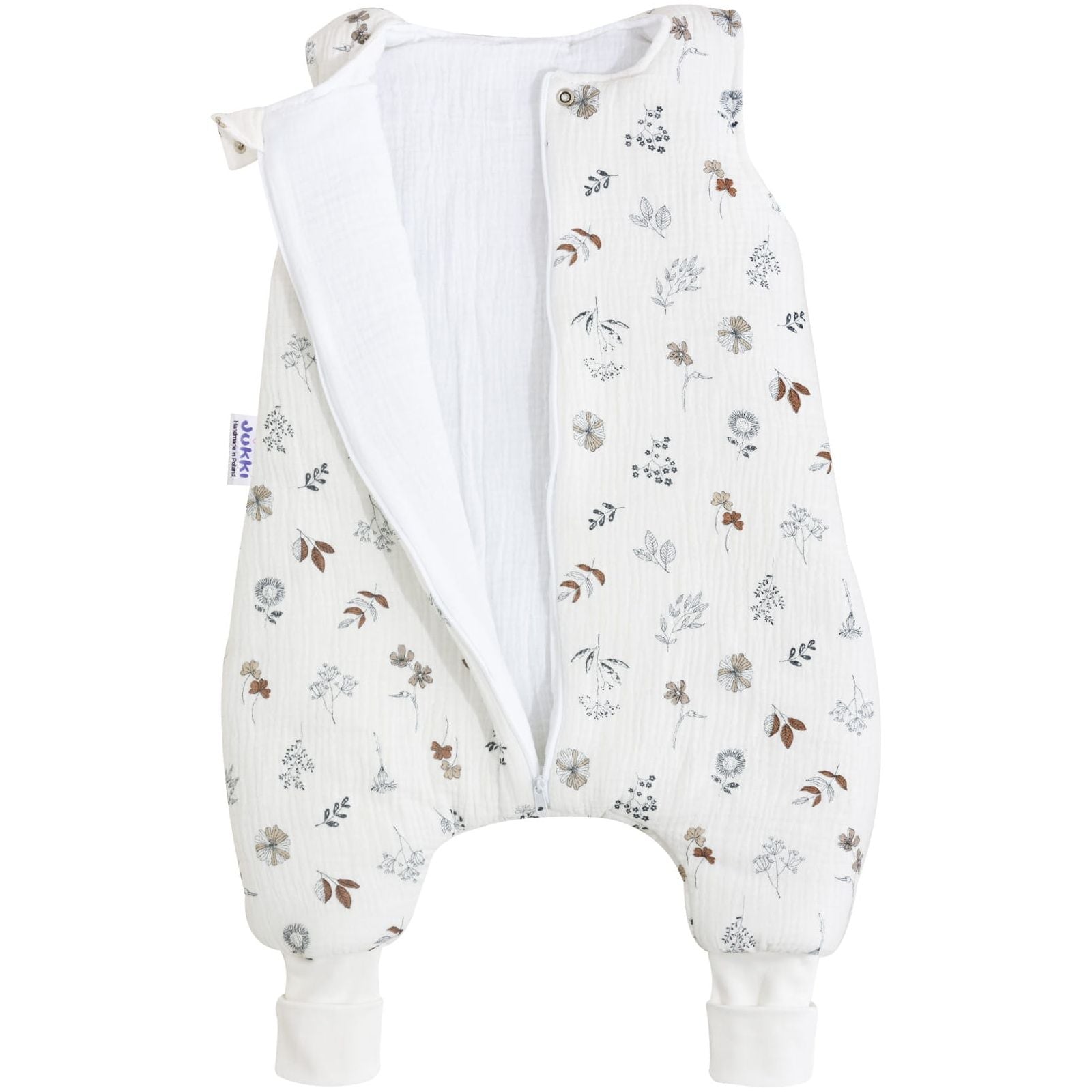 Jukki  Sleeping Bag With Feet, Size XL(18- 36m) TOG 2.5 - Nature