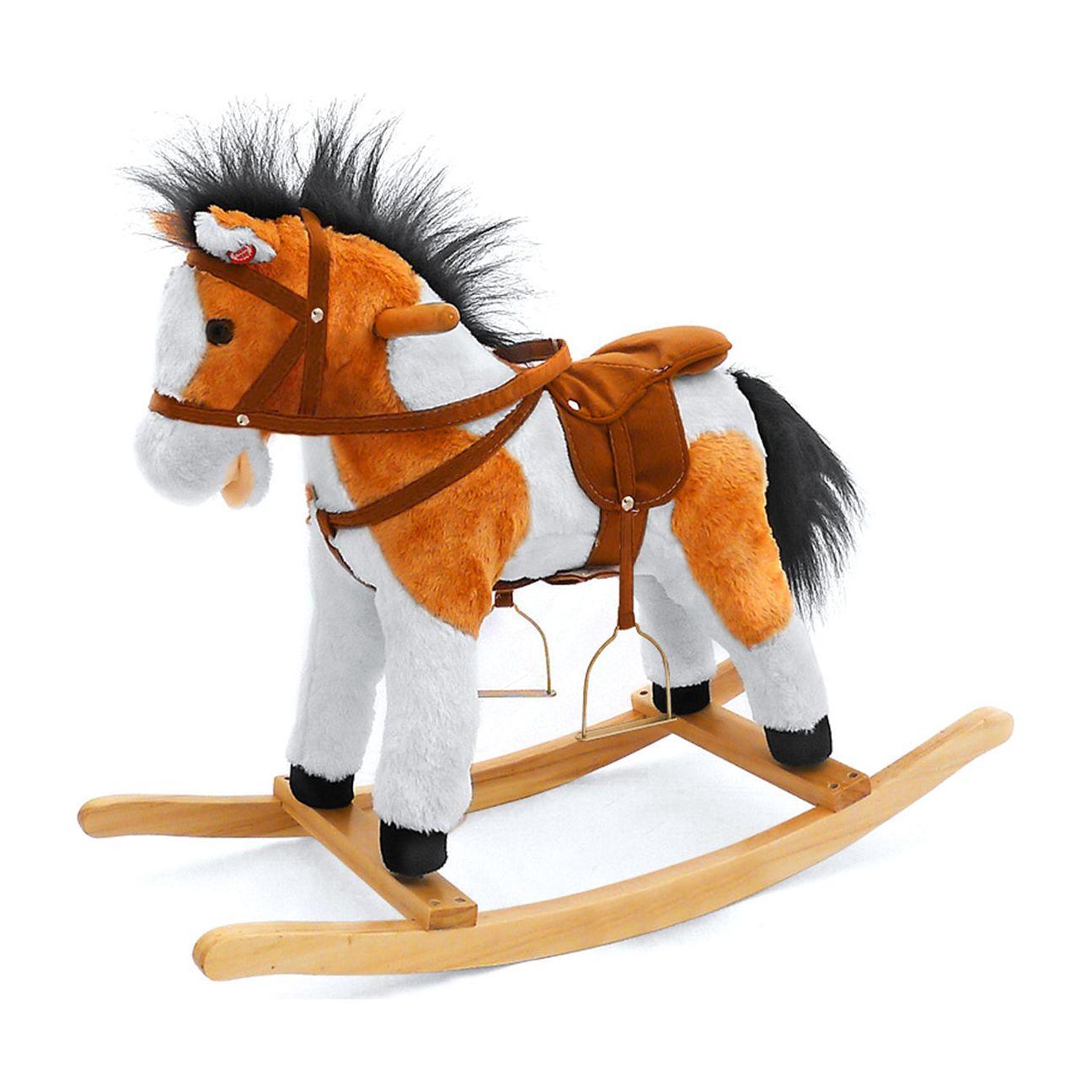 Milly Mally Rocking Horse Patches - Light Brown