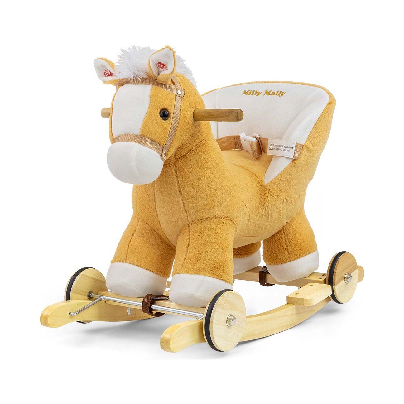 Milly Mally Polly Toddler Rocking Horse - Caramel