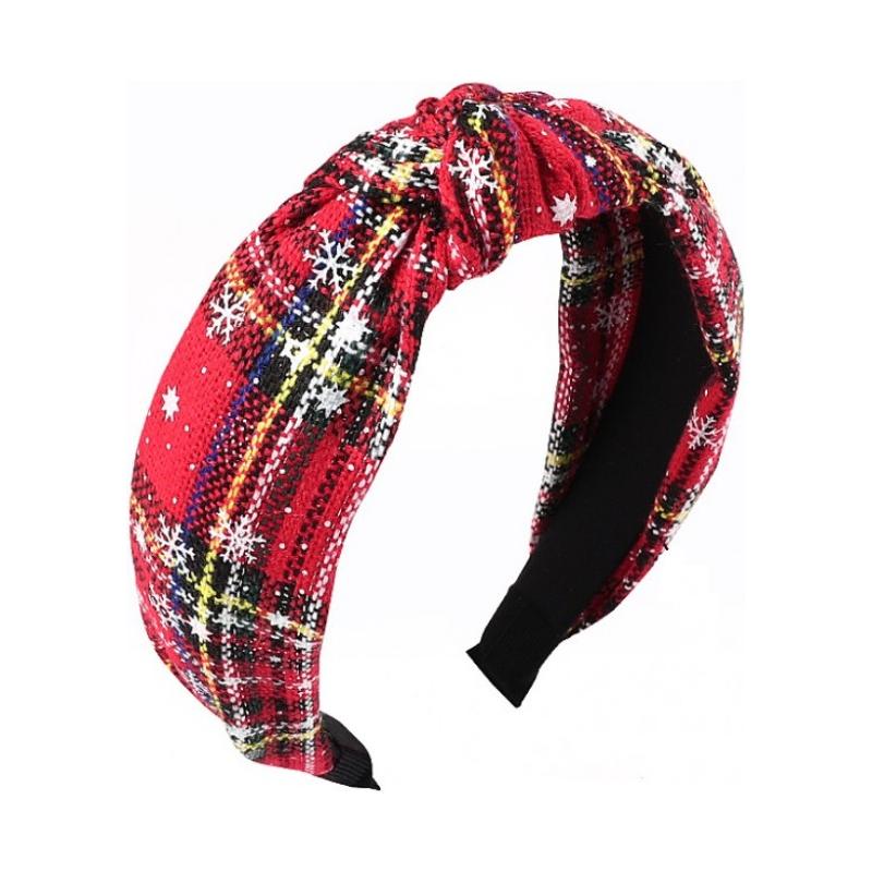 Christmas Knot Red Headband