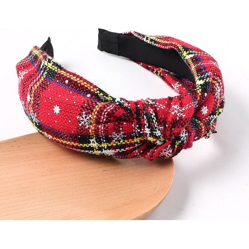 Christmas Knot Red Headband