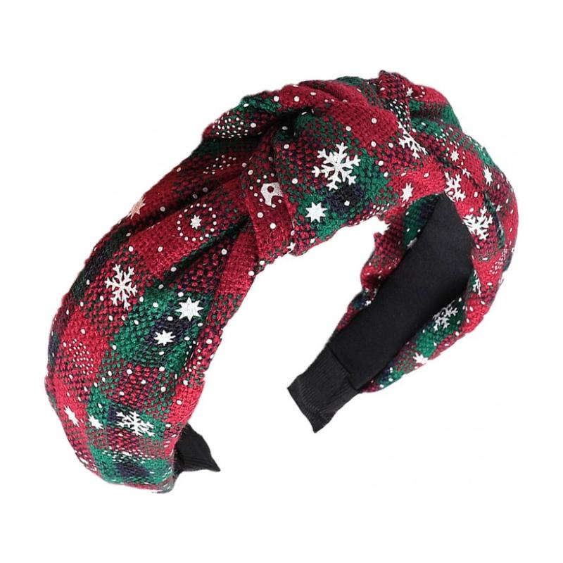 Christmas Knot Red&Green Headband