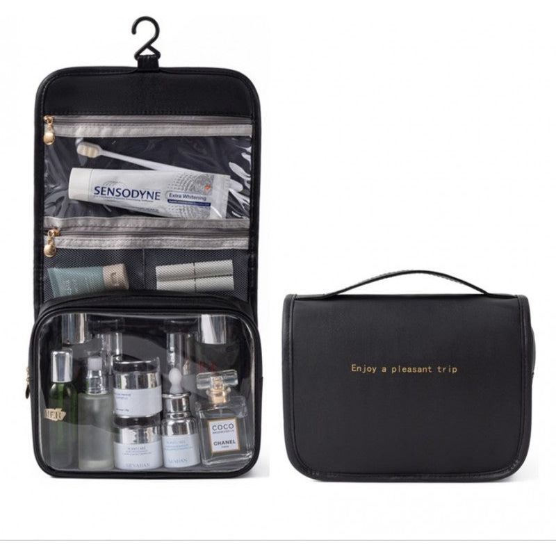 Travel Cosmetic Bag - Black